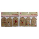  KRAFT TAGS 3PC W/BUTTONS 3ASST 