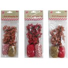 KRAFT RIBBON/BOW SET 8PC 3ASST 