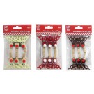  CARD PEGS REINDEER 6PC WIGGLY EYES 