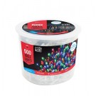 24X38, XB0146, LED ICICLES FLASHING MULTI TUB 500pc