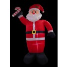  A/POWER SANTA 2.4m W/CANDY CANE 2.4m 