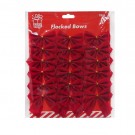 X9, XB2846, RED FLOCKED MINI BOWS 18pk