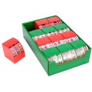 X9, XB3228, RIBBON FESTIVE 2m 3pk 4ASST