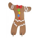 XB4398, GINGERBREADMAN STATUE PHOTO CUT-OUT 110c