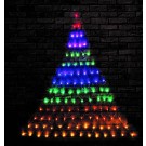 22X8, XB4919M, LED CHRISTMAS TREE RAINBOW WALL NET