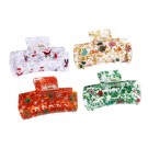 25X16, XC0000062, Claw Clip Glittery Stars Asst
