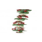 22X12, XD1145, BERRY GARLAND w/BOWS 90cm