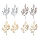 24X16, XD3733, MATTE METALLIC LEAF CLIP 2pk Asst
