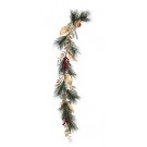 24X16, XD3752, GARLAND PINE GOLD LEAVES