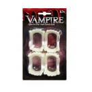 XH1191, Vampire G.I.D Teeth 4pk 6cm