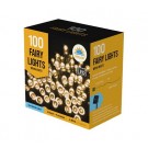 24X38, XL0001WW, SOLAR LED FAIRY LIGHTS 100 WARM