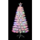 22X8, XL0717, LED WHITE F/OPTIC TREE 150cm RAINBOW FLASH