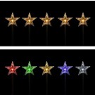 24X17, XL1454, SOLAR PATH STARS 5pc WARM/MULTI 36cm Asst
