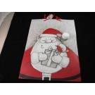 X39, XM2117, XL B/W CHRISTMAS GIFT BAG  3AS