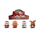 22X13, XN0168, CHRISTMAS WIND UP TOY 4 Asst