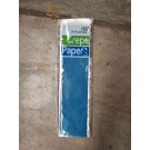 crepe paper blue