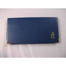 Diary WTO Slimline PVC w Gold Corners 3 Asstd Cols